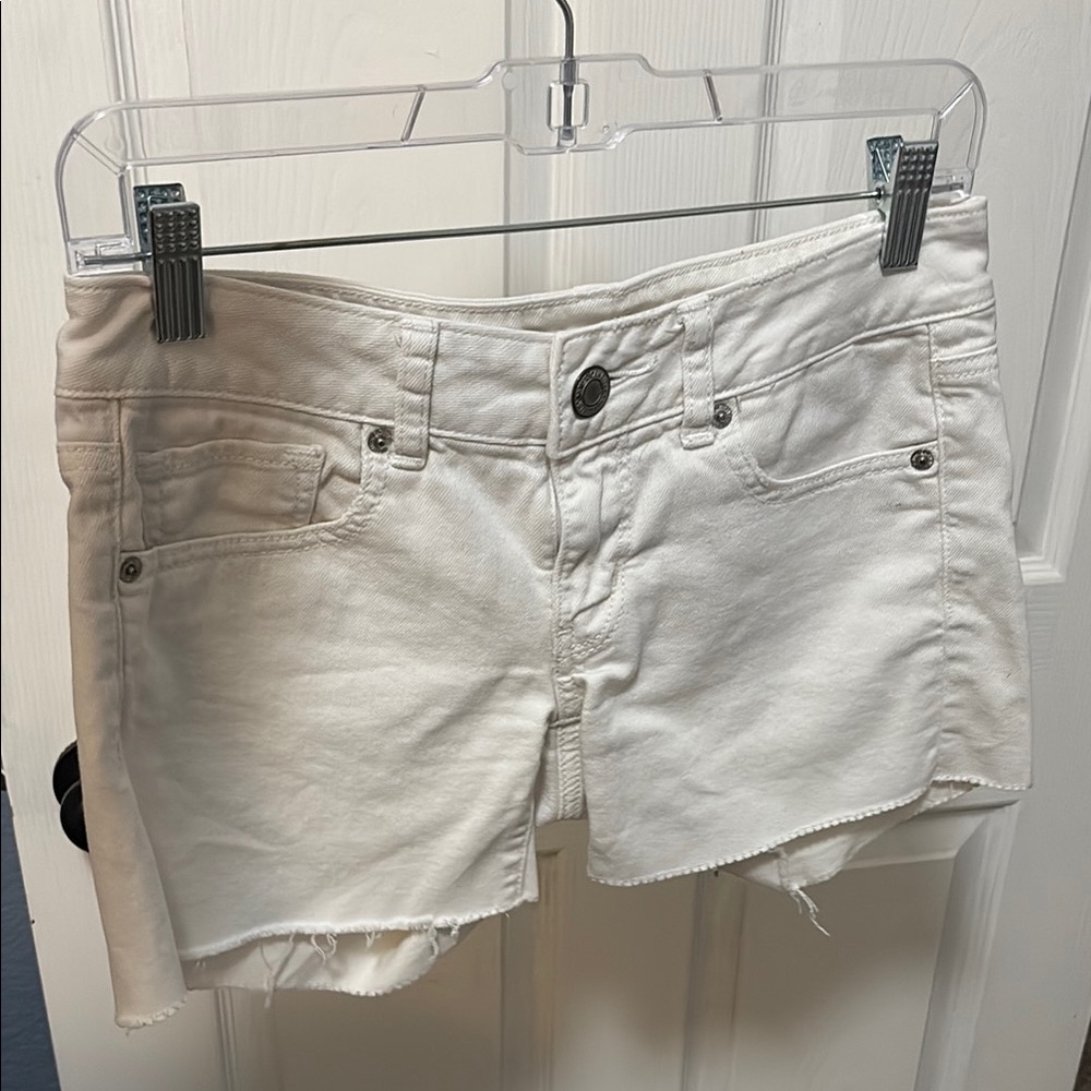 American Eagle Outfitters White Jean Shorts